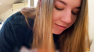 Wanted To Eat But Got Cum In Her Indiscretion  Real Amateur Homemade